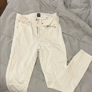 GAP Women's Off-White Skinny Jeans